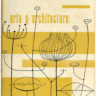 ARTS AND ARCHITECTURE, May 1955. Akari by Isamu Noguchi; Three Projects by Kazumi Adachi.