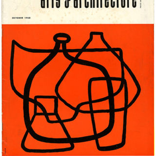 ARTS AND ARCHITECTURE, October 1958. Saul Bass Recreation and Playground Designs.