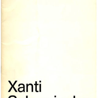 SCHAWINSKY. Franco Solmi [preface] and Enrico Brenna [introduction]: XANTI SCHAWINSKY. Milan: Galleria Blu, 1975.