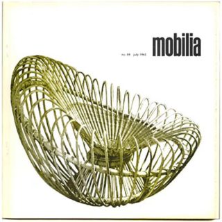 Mobilia no. 84,  July 1962. Wicker Furniture Special Issue.