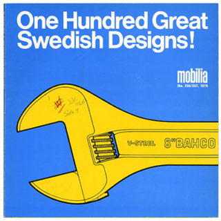 Mobilia no. 256/257, January/February 1976. One Hundred Great Swedish Designs!