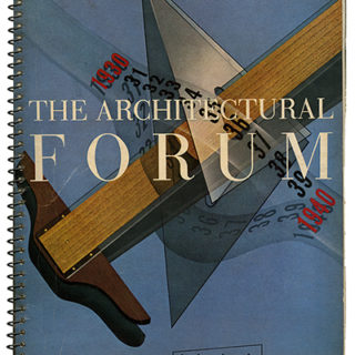 ARCHITECTURAL FORUM, October 1940. Design Decade 1930 – 1940 special issue designed by Will Burtin. (Duplicate)
