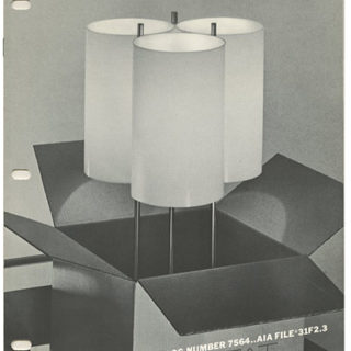 Mayen, Paul: TABLE LAMPS. New York: Habitat Incorporated, August 1964.