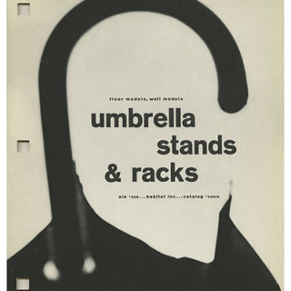 Mayen, Paul: UMBRELLA STANDS AND RACKS. New York: Habitat Incorporated, September 1966.
