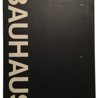 BAUHAUS. Hans Wingler:  THE BAUHAUS: WEIMAR DESSAU BERLIN CHICAGO. Cambridge, MIT Press, 1969. Muriel Cooper [Designer].