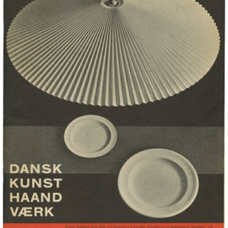 Dansk Kunsthåndværk [Danish Crafts] October 1956. København: Landsforeningen Dansk Kunsthåndværk [National Association of  Danish Crafts], Viggo Sten Møller [Adm. Director].