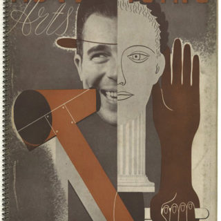 ADVERTISING ARTS, May 1934. Photomontage cover design by John Atherton.