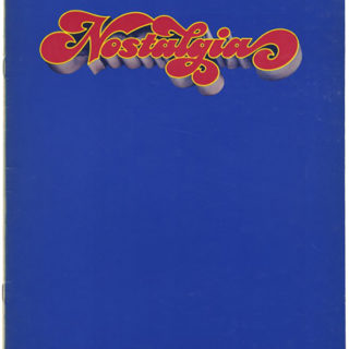 Photo-Lettering Inc.: NOSTALGIA. New York: Photo-Lettering Inc., 1972.