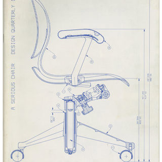 DESIGN QUARTERLY 126: A SERIOUS CHAIR. Cambridge: MIT Press/Walker Art Center, 1984. Bill Stumpf and Don Chadwick.