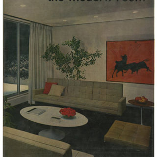 Peluzzi, Giulio [Editor]: THE MODERN ROOM [Forma e Colore Nell’Arredamento Moderno]. Universe Books, 1967.