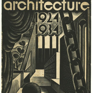 RIBA: INTERNATIONAL ARCHITECTURE 1924 – 1934 [Catalogue to the centenary exhibition of the Royal Institute of British Architects 66 Portland Place London W1].