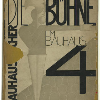 BAUHAUSBÜCHER 4. Oskar Schlemmer, László Moholy-Nagy, Farkas Molnár: DIE BUHNE IM BAUHAUS. Munich: Albert Langen Verlag, 1924.