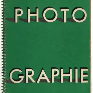 PHOTOGRAPHIE 1933-1934 [Photo 1933-1934]. Paris: Arts et Métiers Graphiques, March 1933. Louis Cheronnet [Essayist].