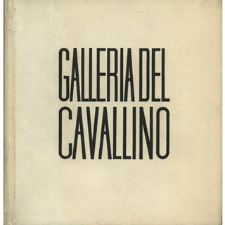 GALLERIA DEL CAVALLINO MOSTRE 1965. Venezia: Galleria del Cavallino, 1965. Gallery bound volume of 27 exhibition catalogs from January 11, 1965 to January 7, 1966.