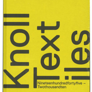 KNOLL TEXTILES, 1945–2010. Earl Martin [Editor], Irma Boom [Designer], Boston, MA: Yale University Press, 2011.