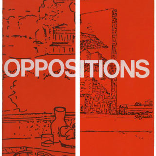 OPPOSITIONS 15/16  and 19/20. Le Corbusier 1905-1933 and Le Corbusier 1933 – 1960, edited by Kenneth Frampton. IAUS, Winter/Spring 1979 and Winter/Spring 1980.