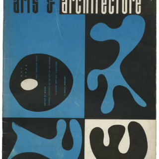 Eames, Ray [Cover Artist]: CALIFORNIA ARTS AND ARCHITECTURE, May 1943. Los Angeles: John D. Entenza, Volume 60, number 5.