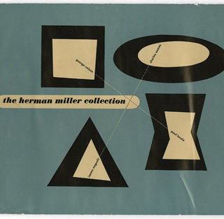HERMAN MILLER. George Nelson [intro]: THE HERMAN MILLER COLLECTION [Furniture Designed by George Nelson, Charles Eames, Isamu Noguchi and Paul Laszlo]. Zeeland, MI, 1950.