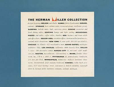 Herman Miller Catalogs - Full Collections, Binders & Price Lists