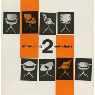 HERMAN MILLER. George Nelson [Designer]: INTRODUCING 2 NEW CHAIRS. Zeeland, MI: The Herman Miller Furniture Company, [1958].