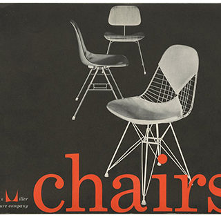 HERMAN MILLER. Charles Eames: CHAIRS. Zeeland, MI: The Herman Miller Furniture Company, [1955].