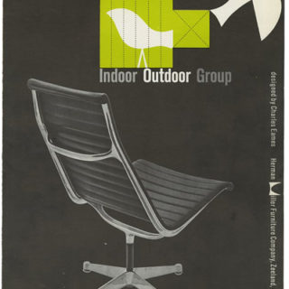 HERMAN MILLER. Charles Eames: INDOOR OUTDOOR GROUP. Zeeland, MI: The Herman Miller Furniture Company, [1958].