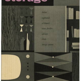 Nelson, George: STORAGE. New York: Whitney Publications, Inc., 1954 [Interiors Library Series Volume Four].