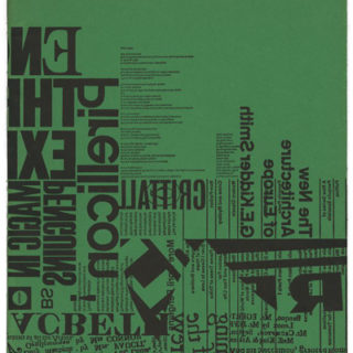 TYPOGRAPHICA 7. London: Lund Humphries, [New Series] May 1963. Herbert Spencer [Editor].