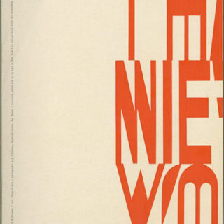 Brownjohn, Chermayeff and Geismar: THAT NEW YORK. New York: The Composing Room, 1960. About U. S. – Experimental Typography By American Designers.