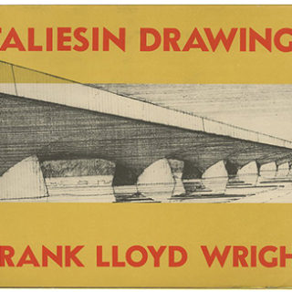 WRIGHT, Frank Lloyd. Edgar Kaufmann Jr.: TALIESIN DRAWINGS [Recent Architecture of Frank Lloyd Wright Selected from his Drawings]. New York: Wittenborn, Schultz, Inc., 1952.