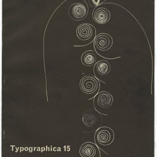 TYPOGRAPHICA 15. London: Lund Humphries, [First Series] 1958, edited by Herbert Spencer.