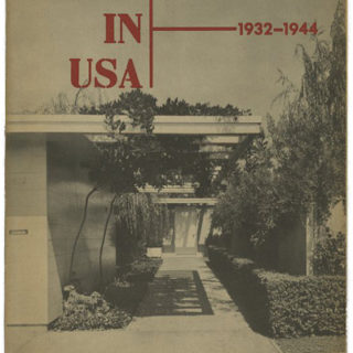 Mock, Elizabeth: BUILT IN USA: A SURVEY OF CONTEMPORARY AMERICAN ARCHITECTURE SINCE 1932. Museum of Modern Art, May 1944.