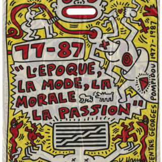 Haring, Keith: L’EPOQUE, LA MODE, LA MORALE, LA PASSION 77 – 87. Paris: Centre Georges Pompidou, 1987.