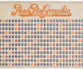 PUSH PIN. Chwast, Gervasi, Glaser, Miyauchi, Piper, Stavrinos, and Hamersveld: THE PUSH PIN MONTHLY GRAPHIC No. 61. New York: The Push Pin Studios, 1974.