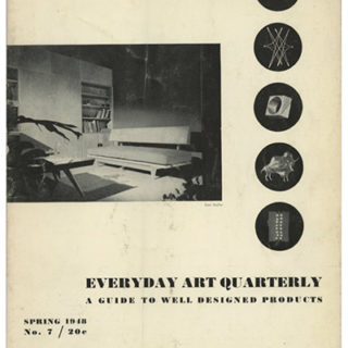 EVERYDAY ART QUARTERLY 7 [A Guide To Well Designed Products].  Minneapolis: Walker Art Center, Spring 1948. Modern Jewelry Under Fifty Dollars.