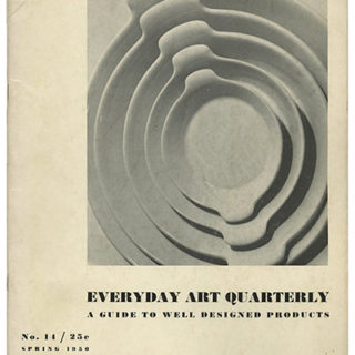 EVERYDAY ART QUARTERLY 14 [A Guide to Well Designed Products]. Minneapolis: Walker Art Center, Spring 1950. Alvin Lustig: His Work.