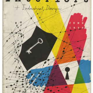 INTERIORS & INDUSTRIAL DESIGN, June 1946. György Kepes cover design,  Alvin Lustig 10 Pages Photographed By Maya Deren.