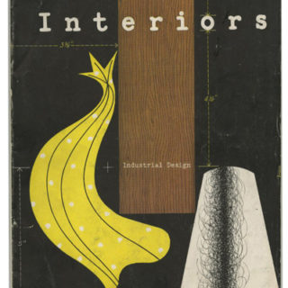 INTERIORS & INDUSTRIAL DESIGN, July 1946. Alvin Lustig cover design; Charles Eames: Creator in Plywood.