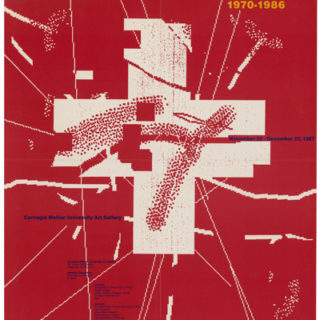 SWISS POSTER ART 1970 – 1986 [poster title]. Pittsburgh, PA: Carnegie Mellon University Art Gallery, 1987.