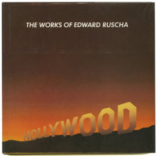 RUSCHA, Ed. Dave Hickey et al.: THE WORKS OF EDWARD RUSCHA [I DON’T WANT NO RETROSPECTIVE]. San Francisco Museum of Modern Art, 1982.