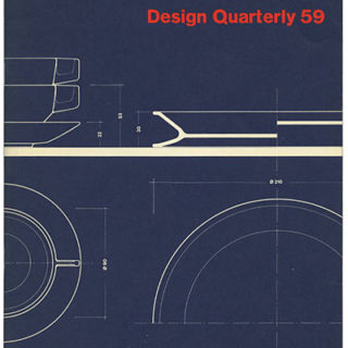 DESIGN QUARTERLY 59: INDUSTRIAL DESIGN IN THE NETHERLANDS. Pieter Brattinga [Guest Editor & Designer]. Walker Art Center, 1964.