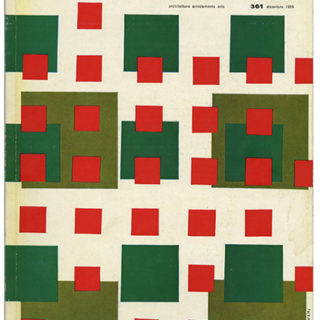 DOMUS 361. Milan, Editoriale Domus: Dicembre 1959. Cover by Bruno Munari. 
