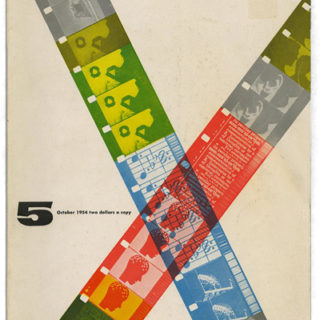 INDUSTRIAL DESIGN October 1954. Communication Primer by George Nelson, Charles Eames and Alexander Girard.