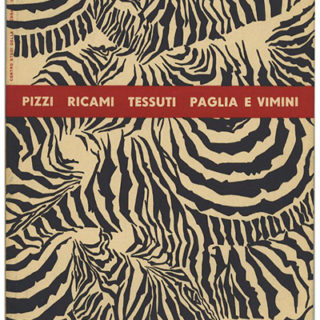 TRIENNALE. Centro Studi Triennale 1: PIZZI RICAMI TESSUTI PAGLIA E VIMINI [Alla 9a Triennale di Milano]. Domus, May 1952.