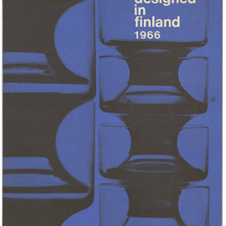 DESIGNED IN FINLAND 1966. Helsinki: The Finnish Foreign Trade Association, 1966.