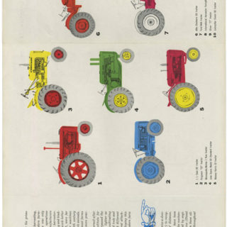 Warhol, Andy: How the Tractor Became the Farm’s Prime Mover. New York: Whitney Publications, Inc., April 1954.
