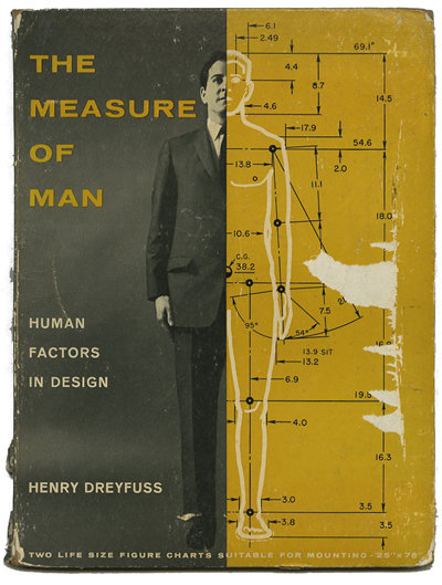 Modernism101.com | Dreyfuss, Henry: THE MEASURE OF MAN [Human Factors