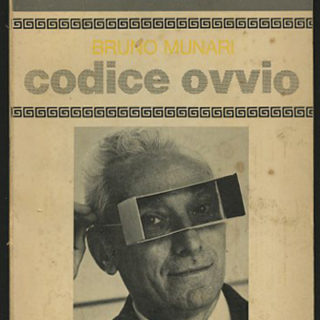 Munari, Bruno: CODICE OVVIO. Torino: Giulio Einaudi, October 1971.