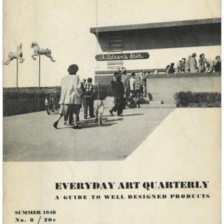 EVERYDAY ART QUARTERLY 8 [A Guide to Well Designed Products]. Minneapolis: Walker Art Center, Summer 1948. Magnet Master and the Tyng Toy.