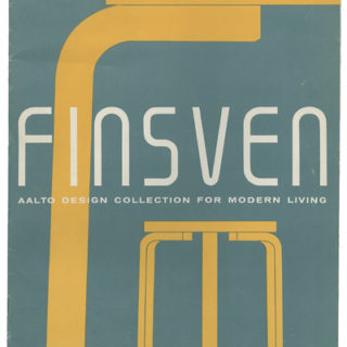 Aalto, Alvar: AALTO DESIGN COLLECTION FOR MODERN LIVING. New York: Finsven Inc., May 1955. In mailing envelope with price list.